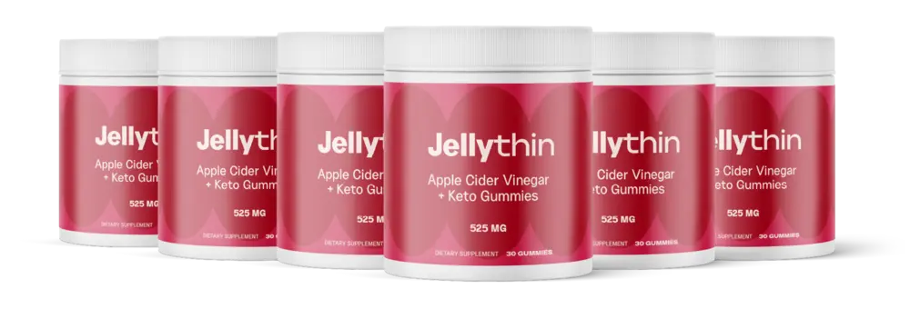 JellyThin six bottle bundle for fat metabolism support and daily energy balance